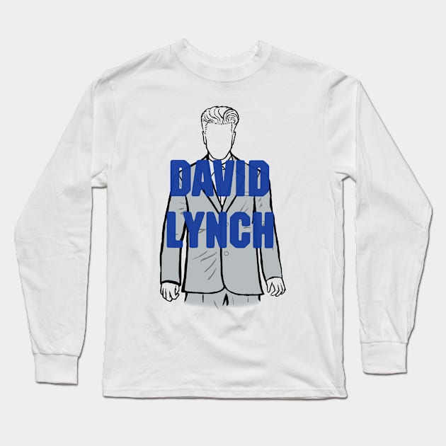 A Portrait of David Lynch Long Sleeve T-Shirt by Youre-So-Punny